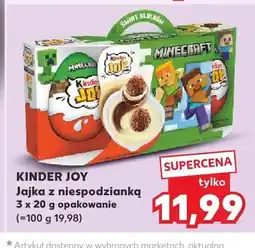 Kaufland Jajka z niespodzianką KINDER JOY 3-pak oferta
