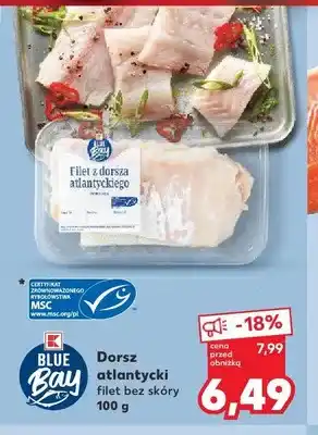 Kaufland Dorsz atlantycki filet bez skóry Blue Bay oferta