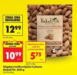 Biedronka Migdały kalifornijskie łuskane BakaD'Or oferta