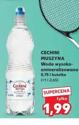 Kaufland Woda wysokozmineralizowana CECHINI MUSZYNA oferta