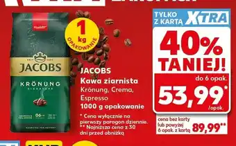 Kaufland Kawa ziarnista JACOBS Krönung oferta