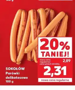 Kaufland Parówki delikatesowe Sokołów oferta