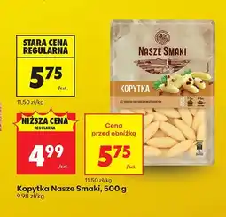 Biedronka Kopytka Nasze Smaki oferta