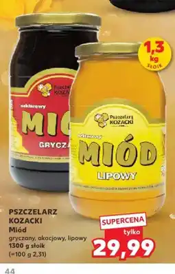 Kaufland Miód gryczany Pszczelarz Kozacki oferta
