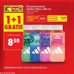 Biedronka Żel pod prysznic Adidas Vibes Energy Drive oferta
