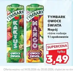 Kaufland Napój Tymbark Owoce Świata Kaktus oferta
