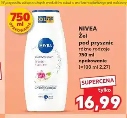 Kaufland Żel pod prysznic Nivea Rose & Almond Oil oferta
