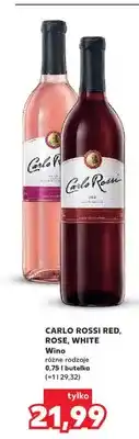 Kaufland Wino Carlo Rossi Red oferta