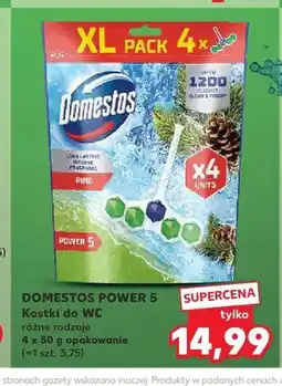 Kaufland Kostki do WC Domestos Power 5 Pine oferta