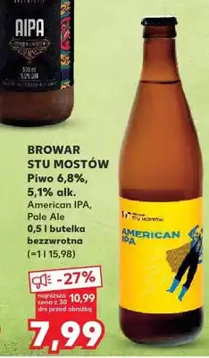 Kaufland Piwo Stu Mostów American IPA 6,8% oferta