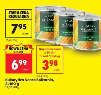 Biedronka Kukurydza Nasza Spiżarnia 3-pak oferta
