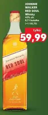 Kaufland Whisky JOHNNIE WALKER RED SOUL 40% alk oferta