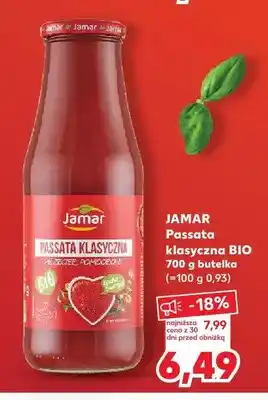 Kaufland Passata klasyczna BIO Jamar oferta