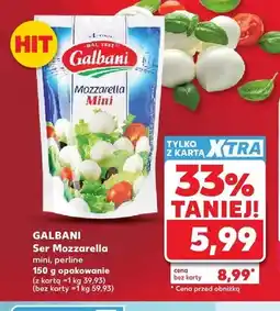 Kaufland Ser Mozzarella mini perline Galbani oferta