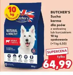 Kaufland Sucha karma dla psów Butcher's z wołowiną oferta