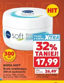 Kaufland Krem nawilżający Nivea Soft oferta