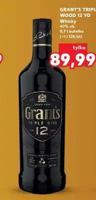 Kaufland Whisky Grant's Triple Wood 12 YO 40% alk oferta