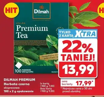 Kaufland Herbata czarna ekspresowa DILMAH PREMIUM oferta