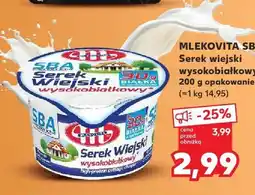 Kaufland Serek wiejski wysokobiałkowy MLEKOVITA SBA oferta