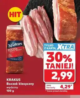 Kaufland Boczek klasyczny wędzony Krakus oferta