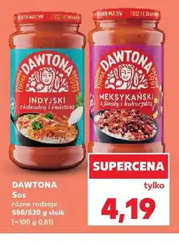 Kaufland Sos indyjski z kolendrą i śmietaną Dawtona oferta