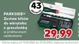 Kaufland Zestaw bitów do wkrętaka z grzechotką PARKSIDE oferta