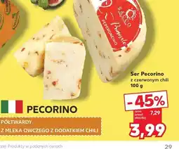 Kaufland Ser Pecorino z czerwonym chili oferta