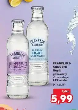 Kaufland Napój gazowany Franklin & Sons Ltd Premium Light Tonic Water oferta