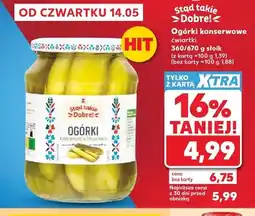 Kaufland Ogórki konserwowe ćwiartki Stąd takie Dobre! oferta