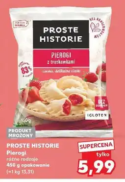 Kaufland Pierogi z truskawkami Proste Historie oferta