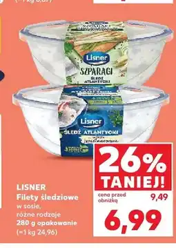 Kaufland Filety śledziowe w sosie LISNER oferta