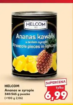 Kaufland Ananas kawałki w syropie Helcom oferta