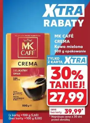 Kaufland Kawa mielona MK Café Crema oferta