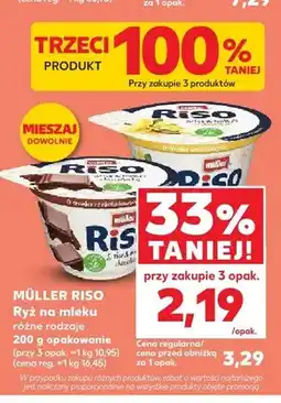 Kaufland Ryż na mleku MÜLLER RISO oferta