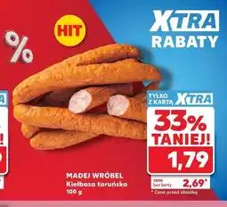 Kaufland Kiełbasa toruńska Madej Wróbel oferta