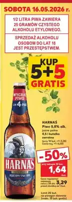 Kaufland Piwo HARNAŚ jasne pełne 5,8% alk oferta