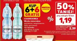 Kaufland Woda mineralna CISOWIANKA gazowana oferta