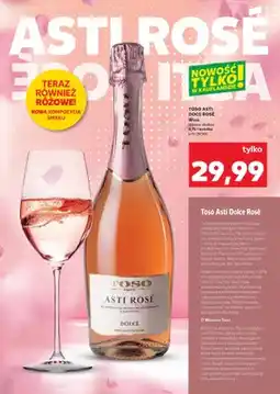 Kaufland Wino TOSO ASTI DOCG ROSÉ różowe słodkie oferta