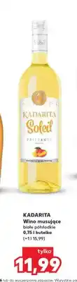 Kaufland Wino musujące białe półsłodkie KADARITA Soleil oferta