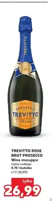 Kaufland Wino musujące TREVITTO ROSE BRUT PROSECCO oferta