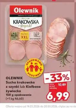 Kaufland Sucha krakowska z szynki Olewnik oferta