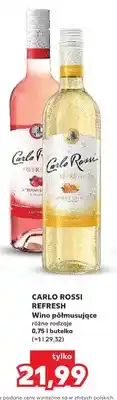 Kaufland Wino półmusujące CARLO ROSSI REFRESH Strawberry oferta