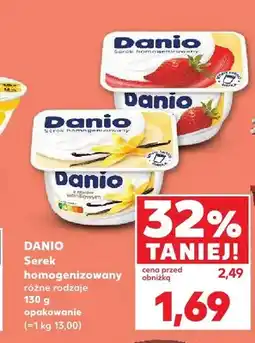 Kaufland Serek homogenizowany DANIO oferta