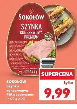 Kaufland Szynka konserwowa premium Sokołów oferta