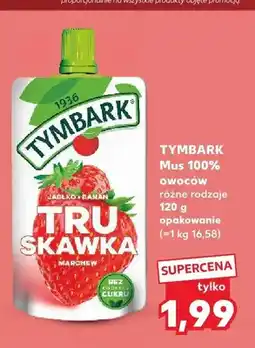 Kaufland Mus 100% owoców Tymbark oferta