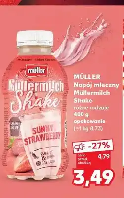 Kaufland Napój mleczny Müllermilch Shake Müller oferta