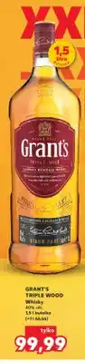 Kaufland Whisky Grant's Triple Wood 40% alk oferta