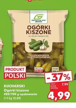 Kaufland Ogórki kiszone Kucharski oferta