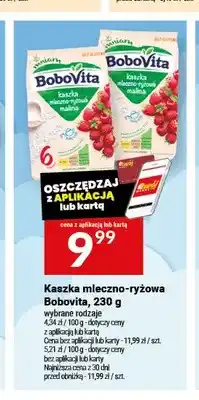 Twój Market Kaszka mleczno-ryżowa malina Bobovita oferta