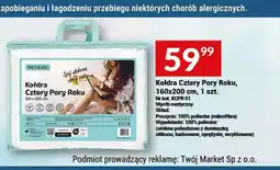 Twój Market Kołdra Cztery Pory Roku Wendre 160x200cm oferta